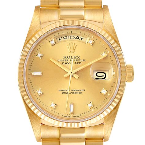 day date rolex 18038 18k yellow gol|rolex day date 18038 price.